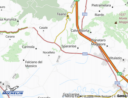 Mappa MICHELIN Francolise - ViaMichelin