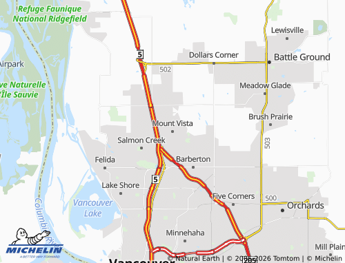 Mappa MICHELIN Mount Vista - ViaMichelin