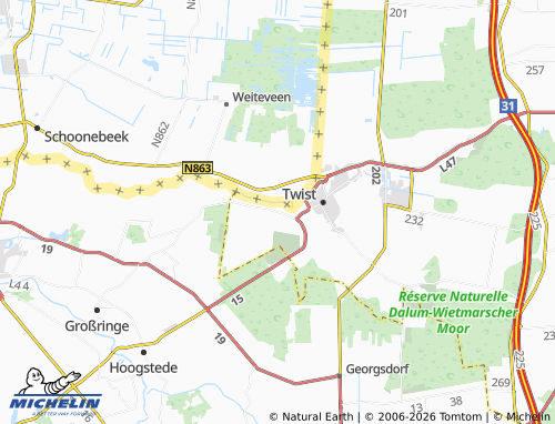 MICHELIN Neuringe map - ViaMichelin