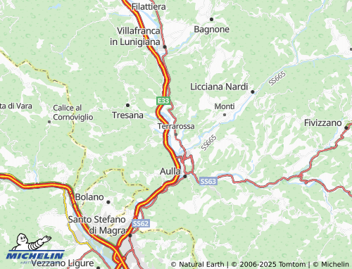 MICHELIN Terrarossa map - ViaMichelin