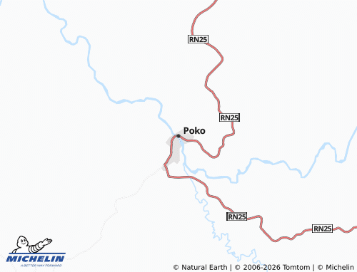 Mapa MICHELIN Poko - ViaMichelin