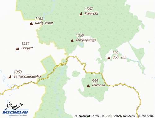 Mapa MICHELIN Kuripapango - ViaMichelin