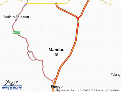 MICHELIN Harapan Baru map - ViaMichelin