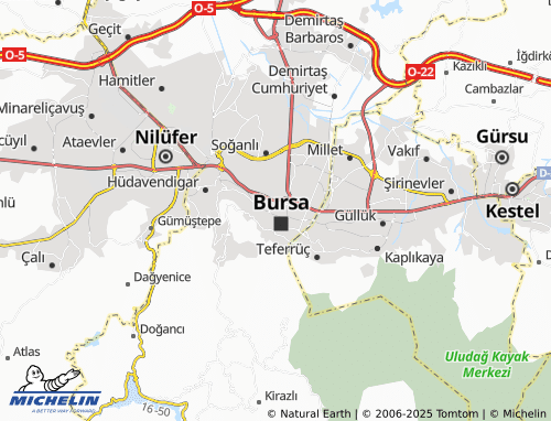 MICHELIN Selimiye map - ViaMichelin