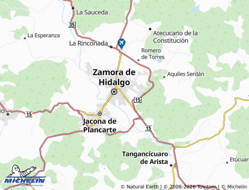 MICHELIN Real del Valle map - ViaMichelin