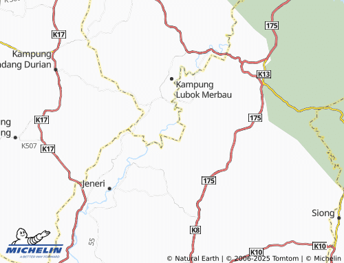 MICHELIN-Landkarte Kampung Kuala Beris - ViaMichelin