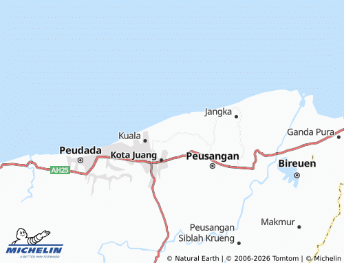 Mapa MICHELIN Cot Usibak - ViaMichelin
