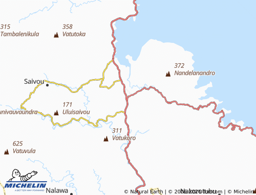 MICHELIN Matawailevu map - ViaMichelin