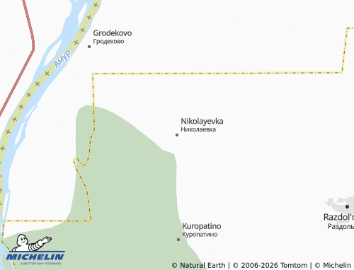 MICHELIN-Landkarte Nikolayevka - ViaMichelin