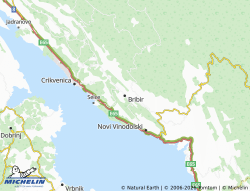 Mapa MICHELIN Bribir - ViaMichelin