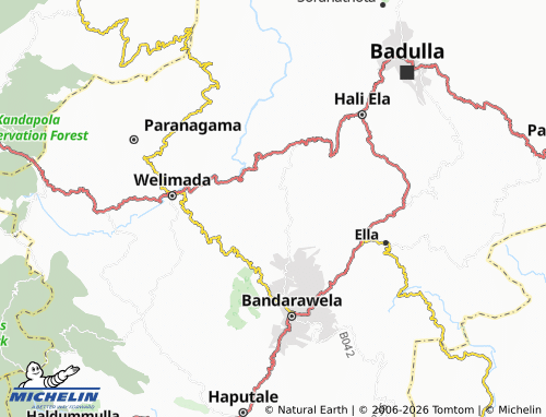 MICHELIN Perahettiya map - ViaMichelin