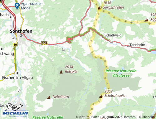 Mappa MICHELIN Hinterstein - ViaMichelin