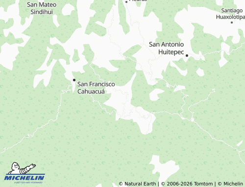Mappa MICHELIN Zapotitlán del Río - ViaMichelin