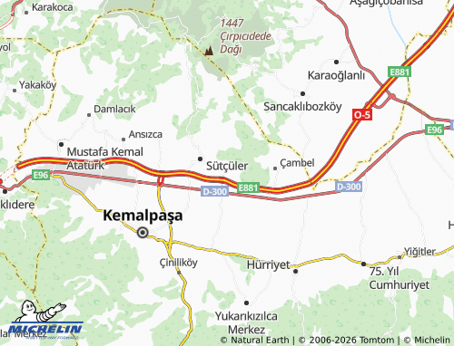 Mappa MICHELIN Akalan - ViaMichelin