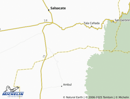 MICHELIN Los Talares map - ViaMichelin