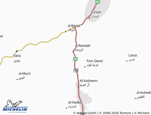 MICHELIN-Landkarte Al Khajeem - ViaMichelin