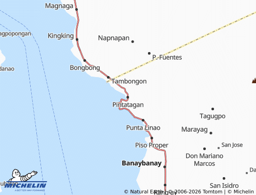 MICHELIN Pintatagan map - ViaMichelin