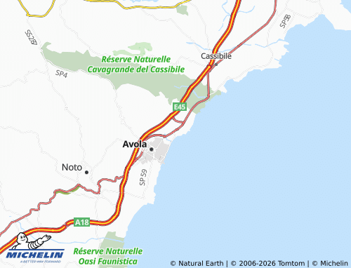 MICHELIN Falaride map - ViaMichelin
