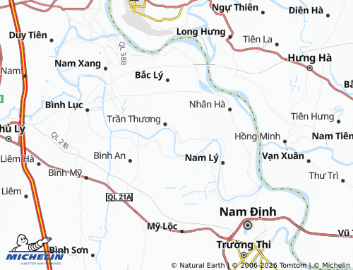Mapa MICHELIN Nhân Bình - ViaMichelin