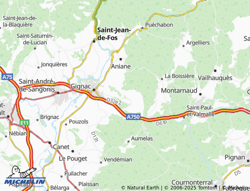 Mapa MICHELIN Mas de Navas - ViaMichelin
