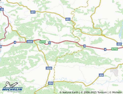 MICHELIN Malinovo map - ViaMichelin