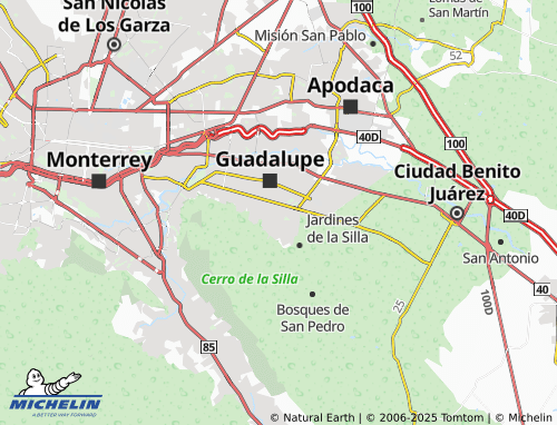 MICHELIN Privadas del Rey map - ViaMichelin