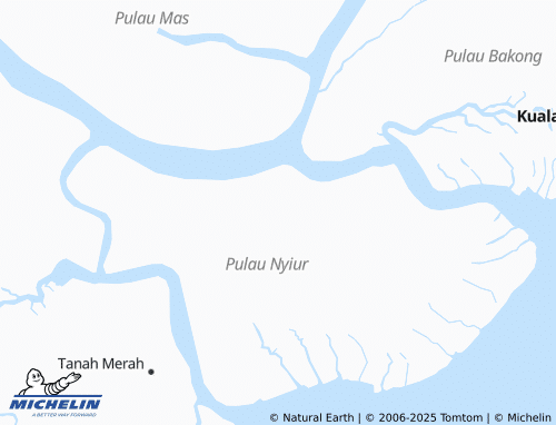 MICHELIN Tanjung Lajau map - ViaMichelin