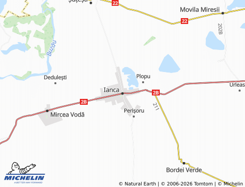 MICHELIN-Landkarte Ianca - ViaMichelin