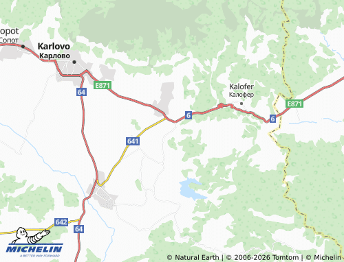Mappa MICHELIN Kurtovo - ViaMichelin