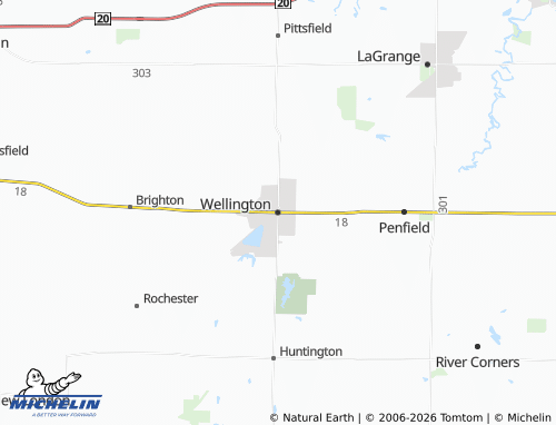 Mappa MICHELIN Wellington - ViaMichelin
