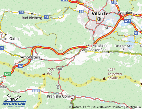 MICHELIN-Landkarte Erlendorf - ViaMichelin