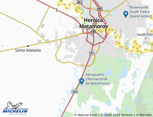 MICHELIN Hacienda Misiones map - ViaMichelin