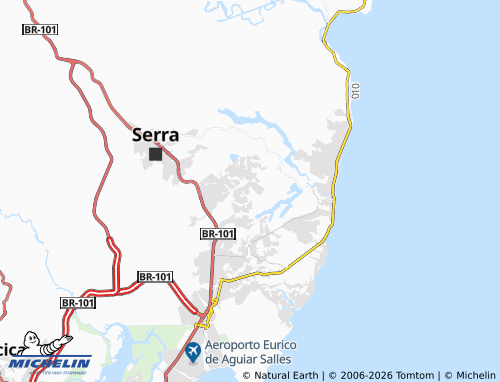 Mapa MICHELIN Planície da Serra - ViaMichelin