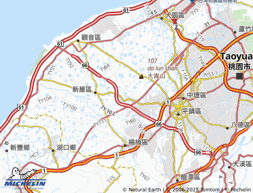 MICHELIN Beipo map - ViaMichelin