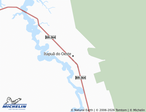 Mapa MICHELIN Itapuã do Oeste - ViaMichelin