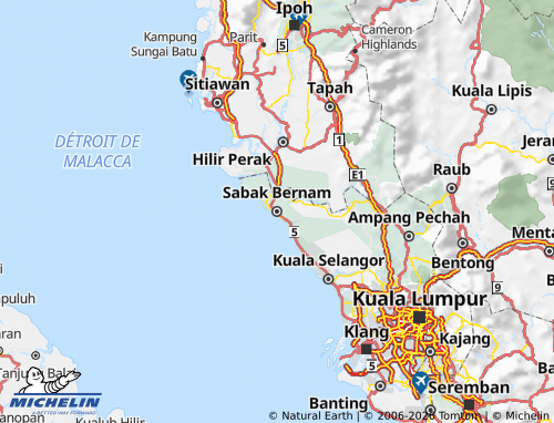 Mapa MICHELIN Sabak Bernam - ViaMichelin