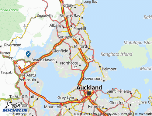 Mapa MICHELIN Hillcrest - ViaMichelin