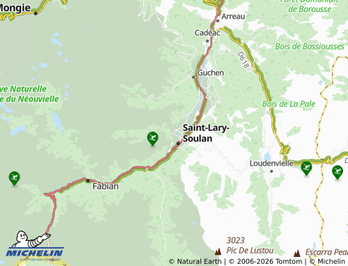 MICHELIN Vignec map - ViaMichelin