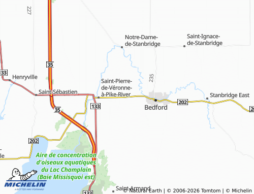 MICHELIN Stanbridge Station map - ViaMichelin