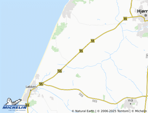 MICHELIN Gølstrup map - ViaMichelin