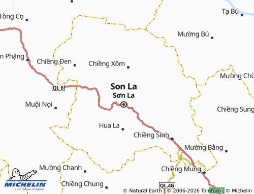 MICHELIN-Landkarte Chiềng Lề - ViaMichelin