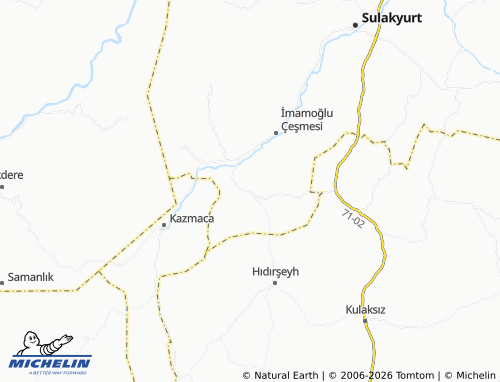 MICHELIN Deredüzü map - ViaMichelin