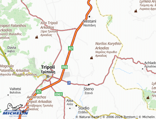 MICHELIN Parori map - ViaMichelin