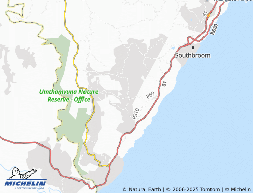MICHELIN KwaNzimakwe map - ViaMichelin