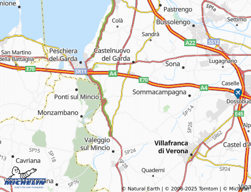 MICHELIN Oliosi map - ViaMichelin