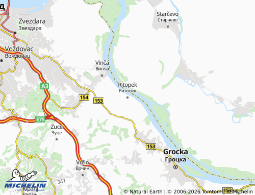 Mapa MICHELIN Ritopek - ViaMichelin