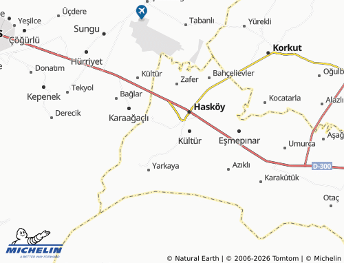 MICHELIN Sayanlar map - ViaMichelin