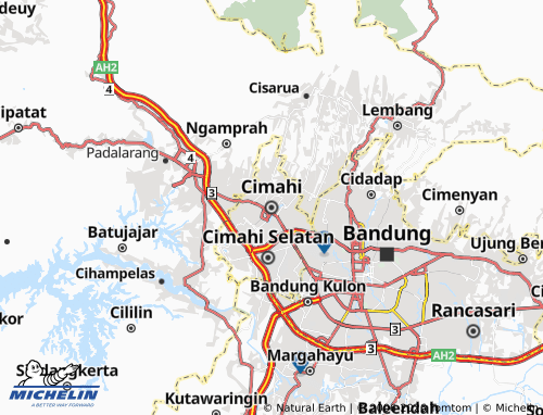 Carte MICHELIN Cimahi - ViaMichelin