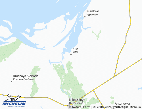 MICHELIN-Landkarte KIM - ViaMichelin