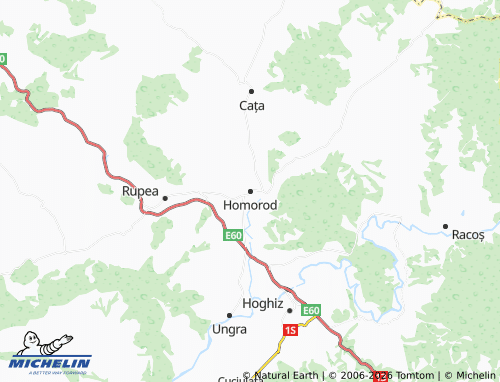 Mappa MICHELIN Homorod - ViaMichelin